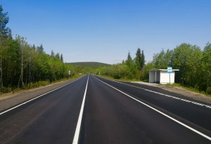Мурманская область: завершен ремонт на автоподъезде к Апатитам