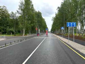 В Кирове досрочно отремонтировали дорогу подъезд к аэропорту Победилово